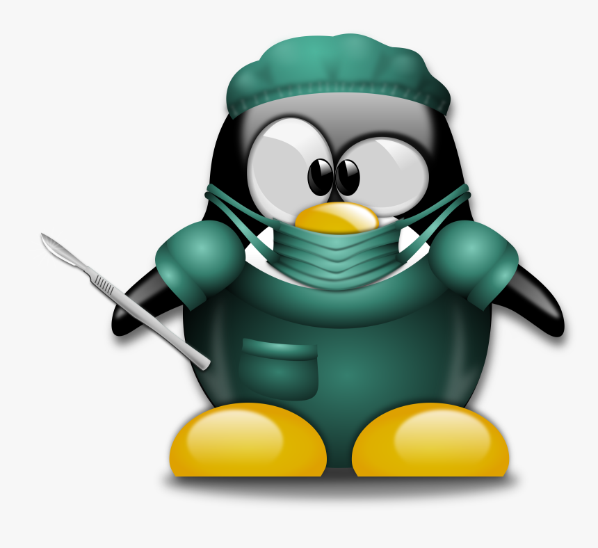 Cute Penguin Doctor Clipart Vector Stock Funny Doctor, HD Png Download, Free Download