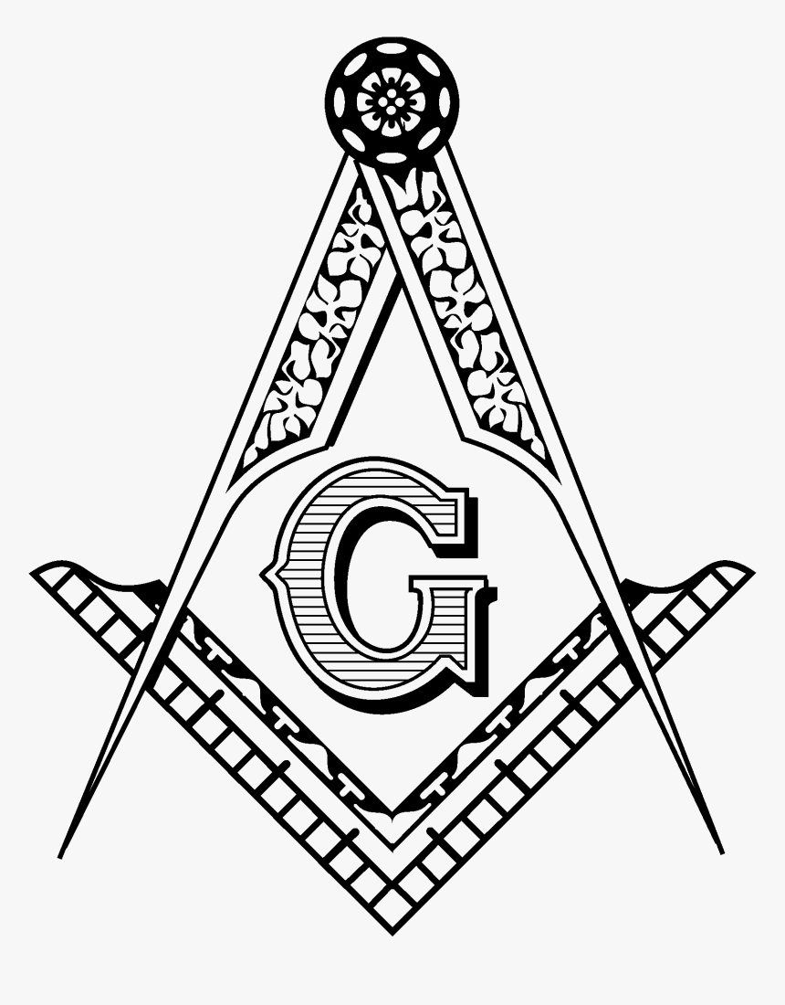 Emblem Of Masonic Brotherhood - Square And Compass Masonic, HD Png Download, Free Download