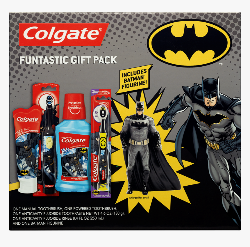 Colgate Batman Toothbrush Kit, HD Png Download, Free Download