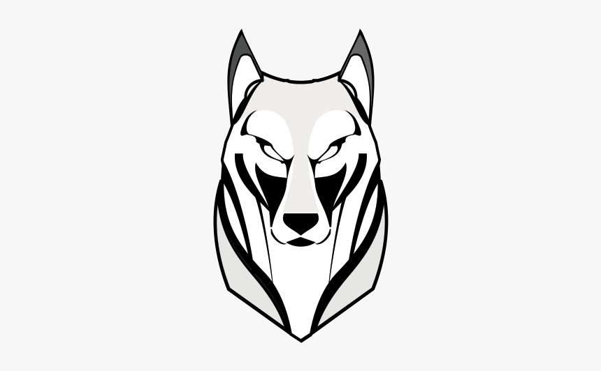 Coyote Lineart Wolf For Free Download - Wolf Head Line Drawing, HD Png Download, Free Download