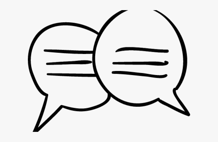 Drawn Bubble Transparent - Chat Clipart Transparent, HD Png Download, Free Download