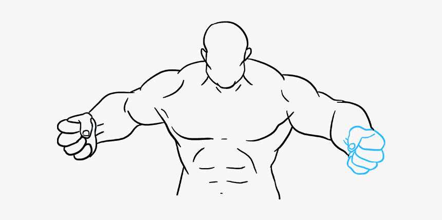 How To Draw Hulk - Hulk Arm Drawing, HD Png Download, Free Download