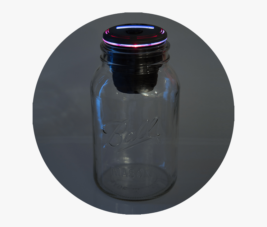 Mason Jar Curing - Glass Bottle, HD Png Download, Free Download