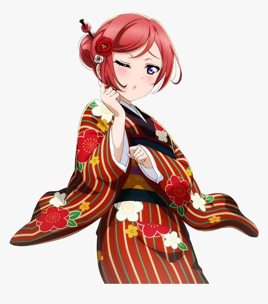 Maki Nishikino Kimono, HD Png Download, Free Download
