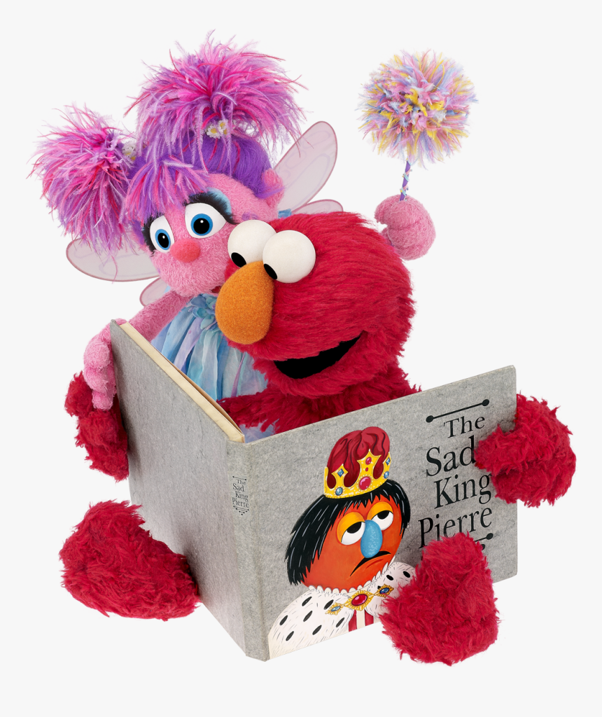 Sesame Street Abby Png - Elmo Reading A Book, Transparent Png, Free Download