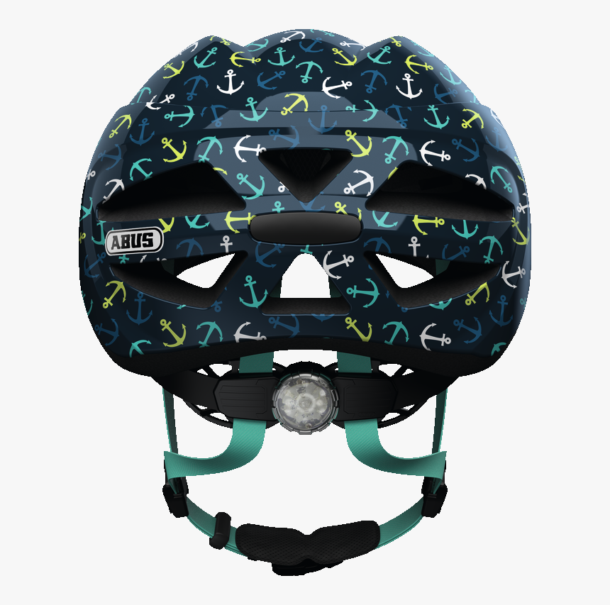 1 Blue Anchor Back View - Abus Fahrradhelm Hubble Horse, HD Png Download, Free Download