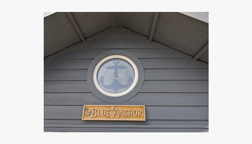 Blue Anchor - Wood, HD Png Download, Free Download