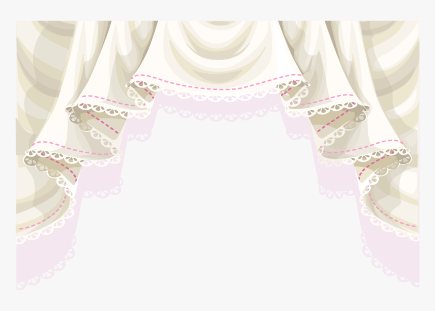 #mq #white #lace #curtain #curtains - Ruffle, HD Png Download, Free Download