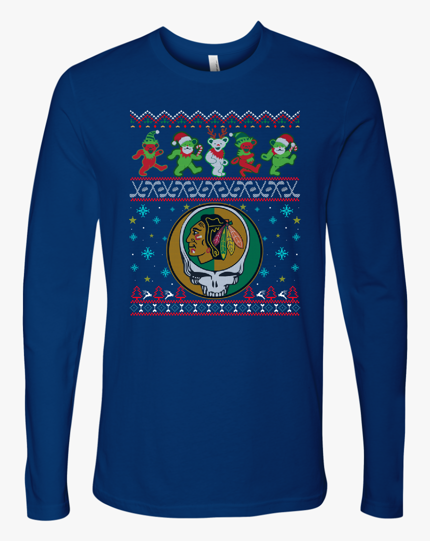 Chicago Blackhawks Christmas Grateful Dead Jingle Bears - Chicago Blackhawks, HD Png Download, Free Download