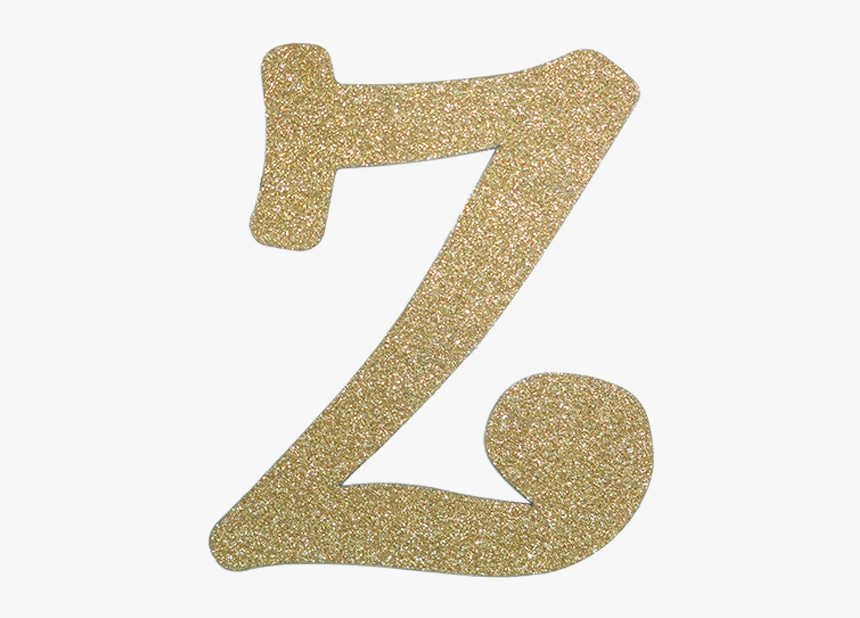 Gold Glitter Letters Png Z, Transparent Png, Free Download