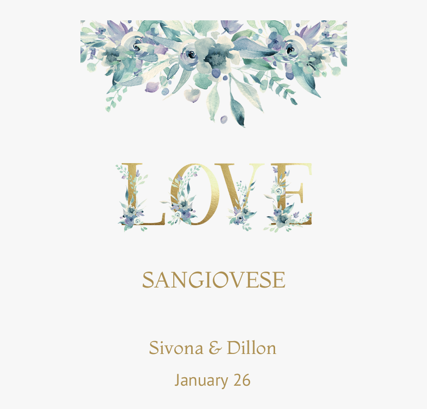 Gold Love Letters - Poster, HD Png Download, Free Download