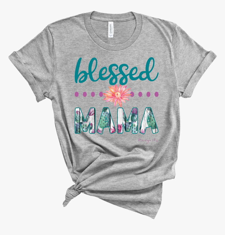 Blessed Mama Cactus - Mama Needs A Nap T Shirt, HD Png Download, Free Download