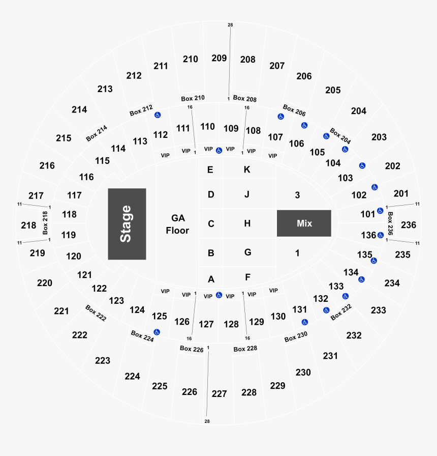 Forum Inglewood Seating Chart Rows, HD Png Download, Free Download