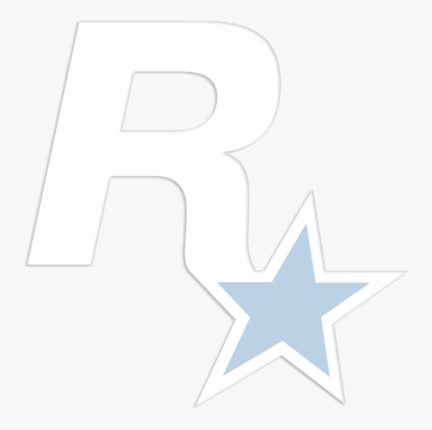 Rockstar Games Logo Png Banner Library Library - Rockstar Logo Png White, Transparent Png, Free Download