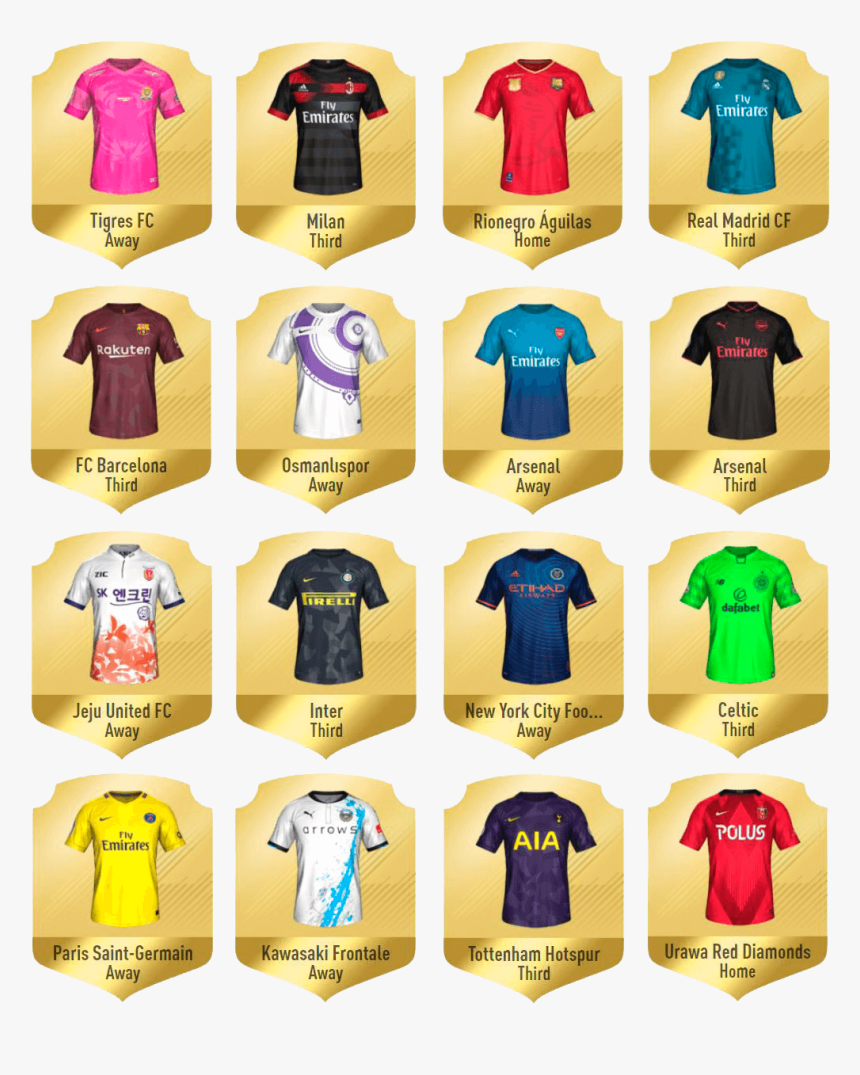Mejores Camisetas Fifa 18, HD Png Download, Free Download