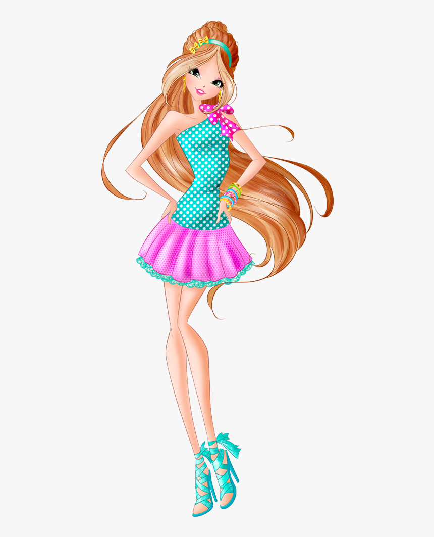 World Of Winx Chef Chic Flora Strawberry Outfit Png - World Of Winx, Transparent Png, Free Download