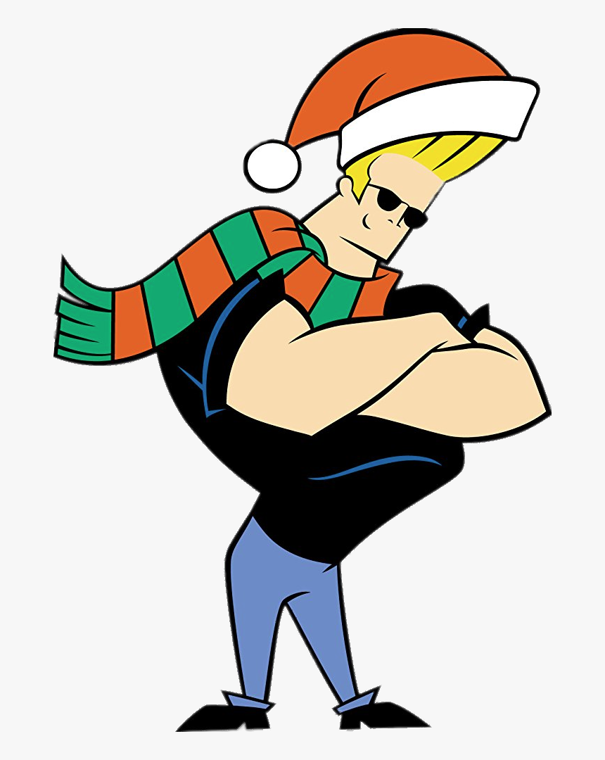 Johnny Bravo Christmas Outfit - Johnny Bravo Merry Christmas, HD Png  Download - kindpng