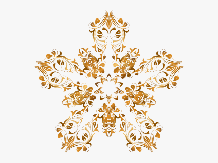 Flourish Decorative Star - Clip Art, HD Png Download, Free Download