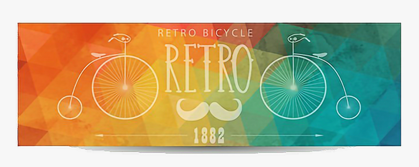 #banner #retro #bicycle #decor #decoration #icon #icons - Graphic Design, HD Png Download, Free Download