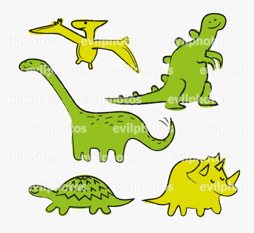 Dinosaur Drawing Vector And Stock Photo - Drawing, HD Png Download, Free Download