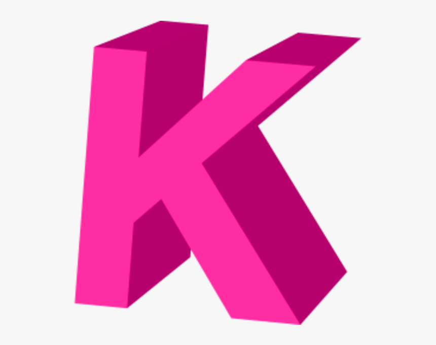 Pink Letter K, HD Png Download, Free Download