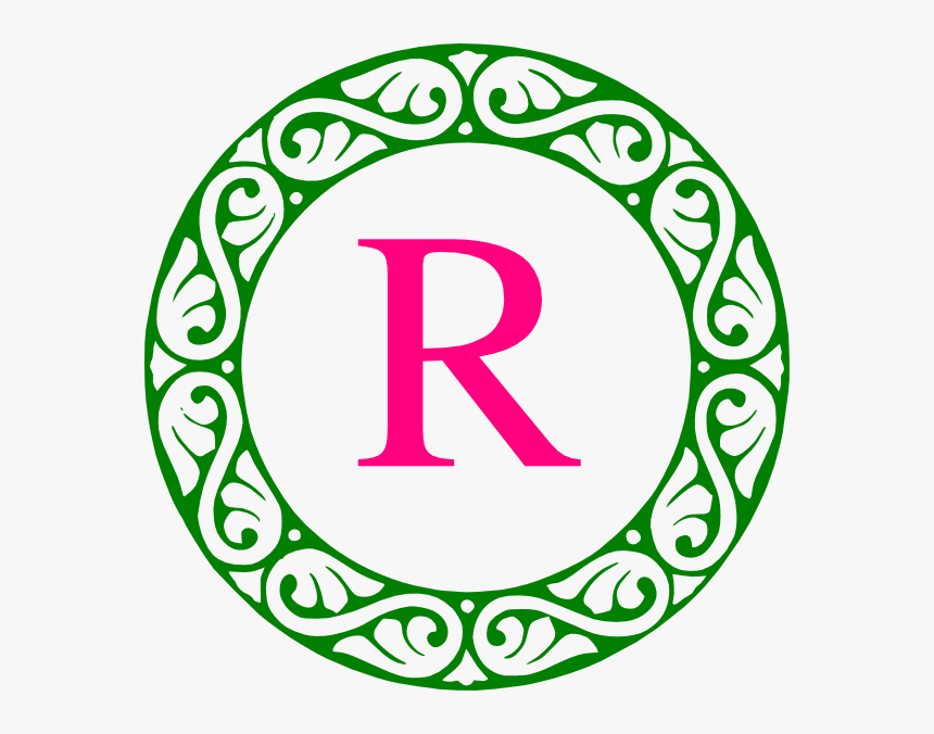 Letter R Monogram Clipart - Letter O Monogram Clipart, HD Png Download, Free Download