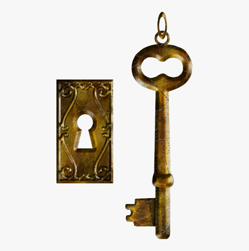 Antique Png Old Gold Key, Transparent Png, Free Download