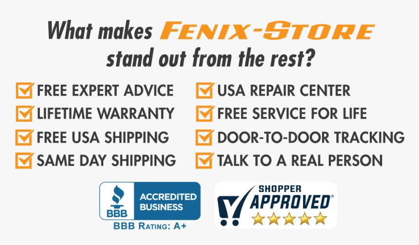 Fenix Led Flashlights - Bbb Accredited Business, HD Png Download, Free Download