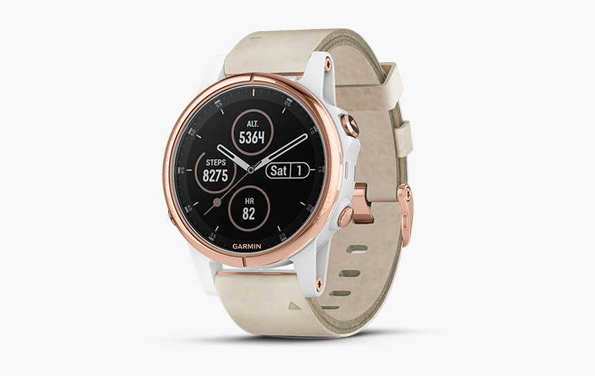 Garmin Fenix 5s Plus Watch - Garmin Fenix 5s Plus Sapphire Rose Gold, HD Png Download, Free Download