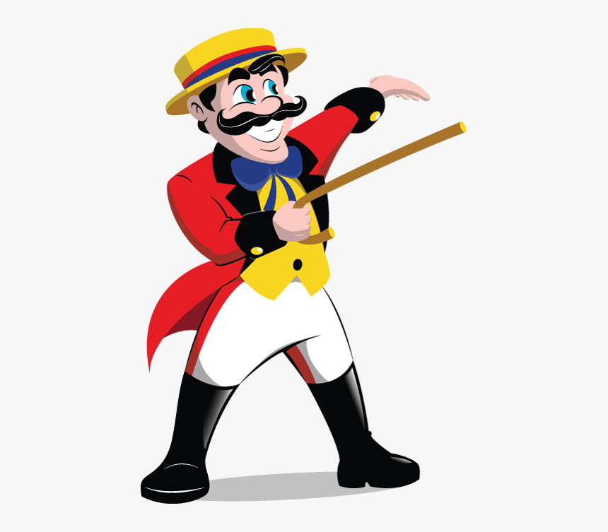 Circus Ringmaster Cartoon Png, Transparent Png, Free Download