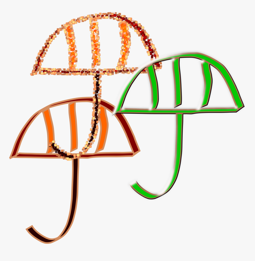 Computer Icons Umbrella Paris Street - Clip Art, HD Png Download, Free Download