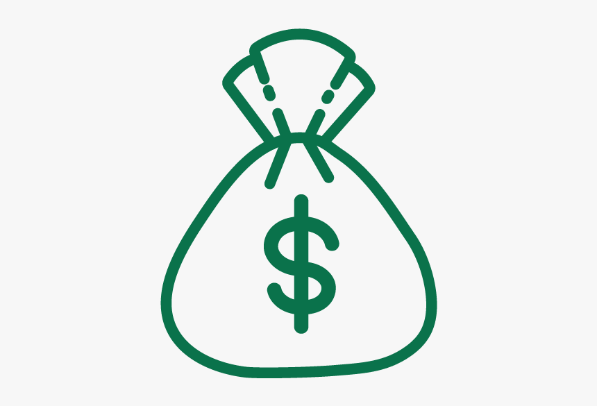 Icon Of A Bag Of Money, HD Png Download, Free Download