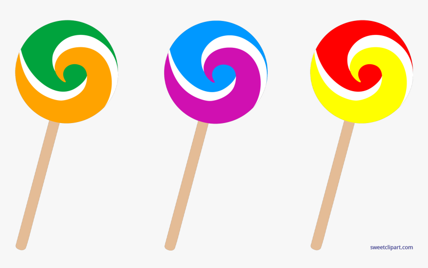 Lollipop Candy Swirl Clipart - Clipart Lollipop Candy, HD Png Download, Free Download