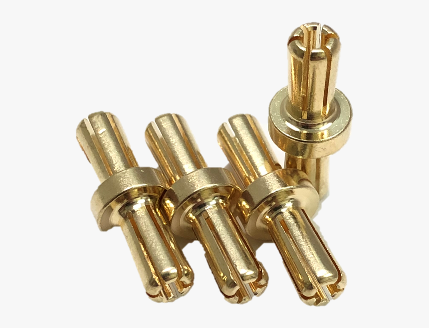 Maclan 5mm Serial Bullet Connector - Brass, HD Png Download, Free Download