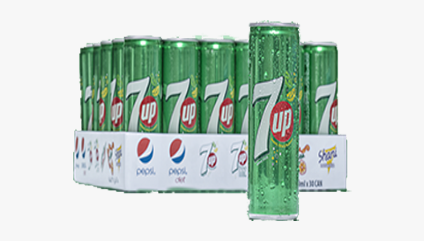 7up Can 250ml X 30 - ميرندا فراولة مل 250, HD Png Download, Free Download