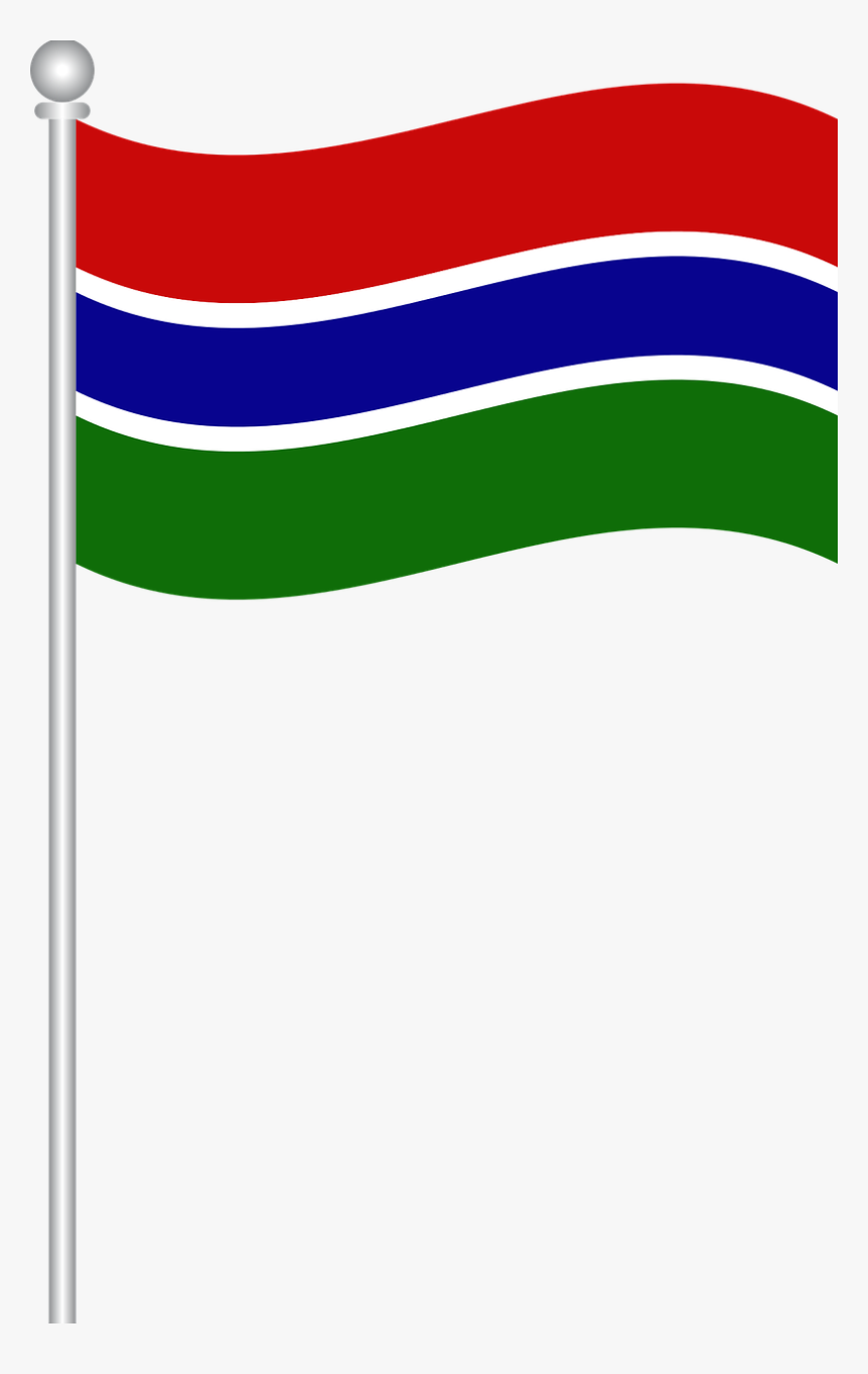 Flag Of Gambia Flag Gambia Free Photo - Gambia Flag Clip Art, HD Png Download, Free Download