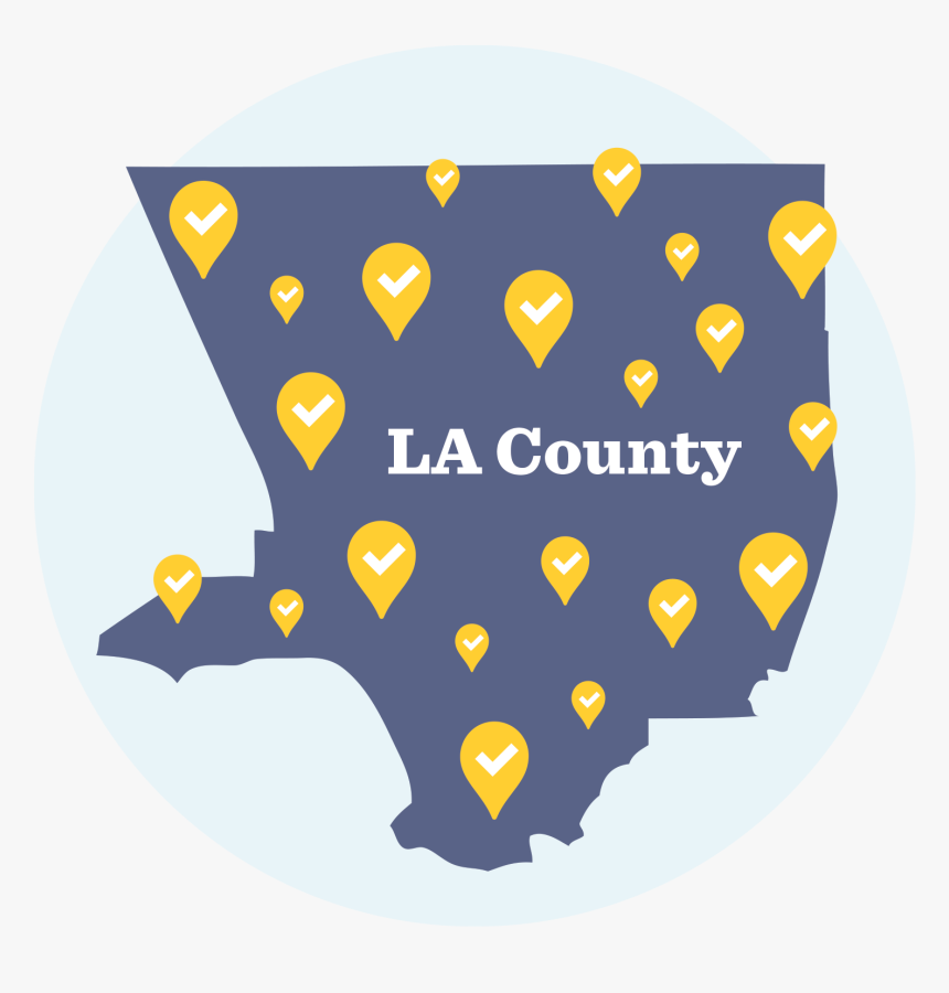 Vote Centerlogo - Los Angeles County Dmh Map, HD Png Download, Free Download