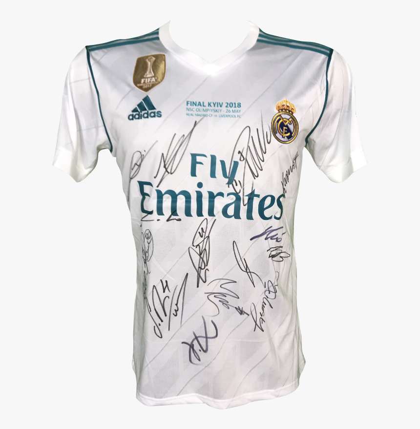 Real Madrid Champions League - Real Madrid Signed Shirt, HD Png Download, Free Download