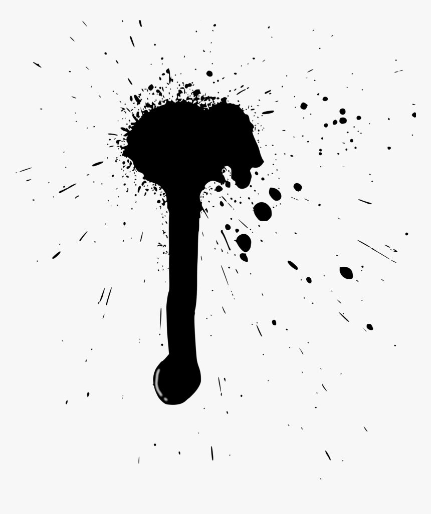 ⚪〽⚪
#ftestickers #spray #paint #black #splash #splatter - Spray Splash, HD Png Download, Free Download