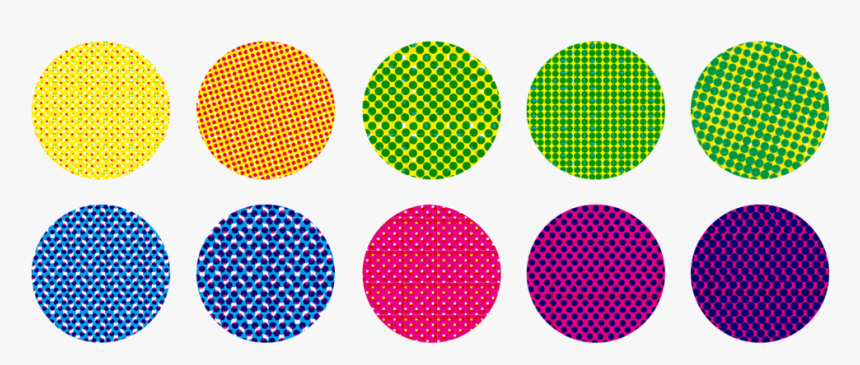 Portfolio Assets Blank Canvas V2 Half-tone Palette - Circle, HD Png Download, Free Download