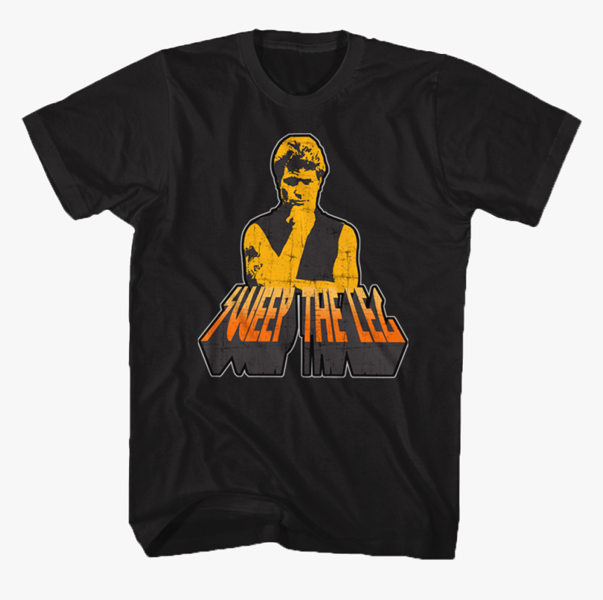 Karate Kid Sweep The Leg Cobra Kai T-shirt - John Kreese Sweep The Leg Shirt, HD Png Download, Free Download