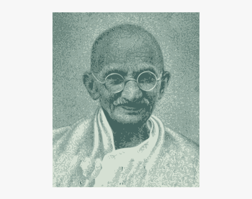 Vector Drawing Of Portrait Of Mahatma Gandhi - Postage Stamps Of India, HD Png Download, Free Download