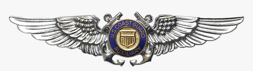 Uscg Auxiliary Aviator Badge - Badge, HD Png Download, Free Download