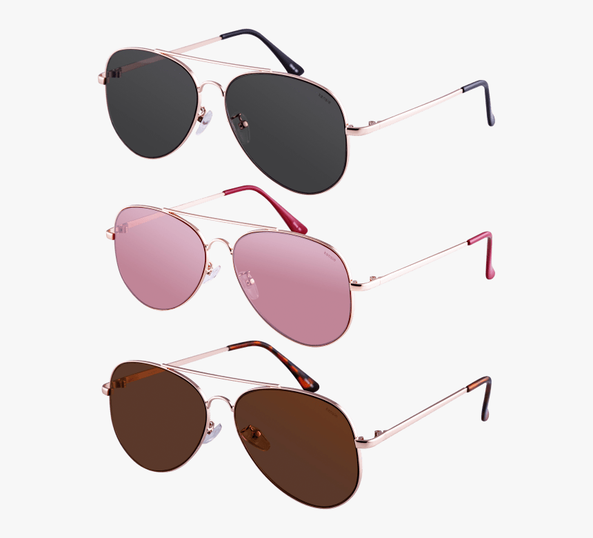 Kensie Carissa Women's Shiny Metal Aviator Sunglasses, HD Png Download, Free Download