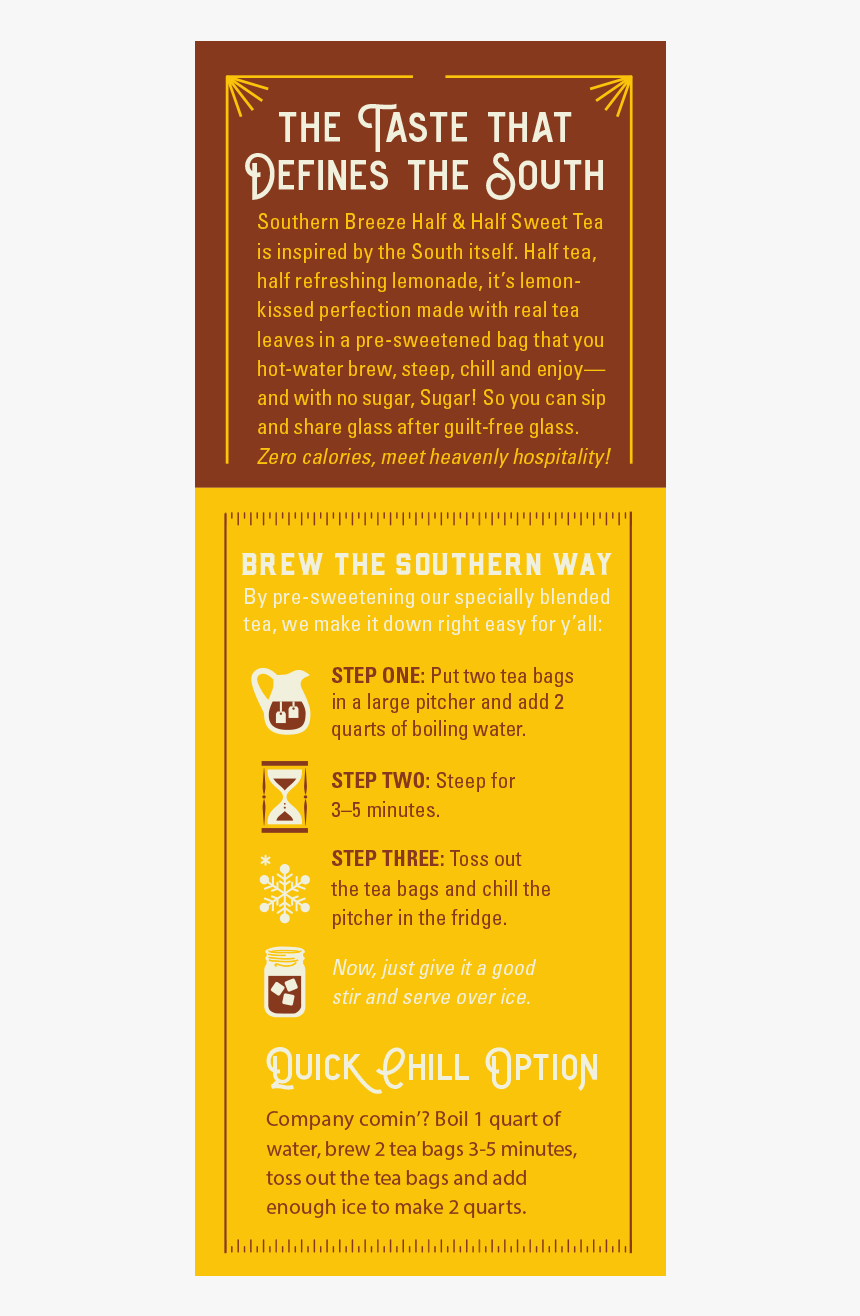 Half & Half Iced Sweet Tea - Parallel, HD Png Download, Free Download