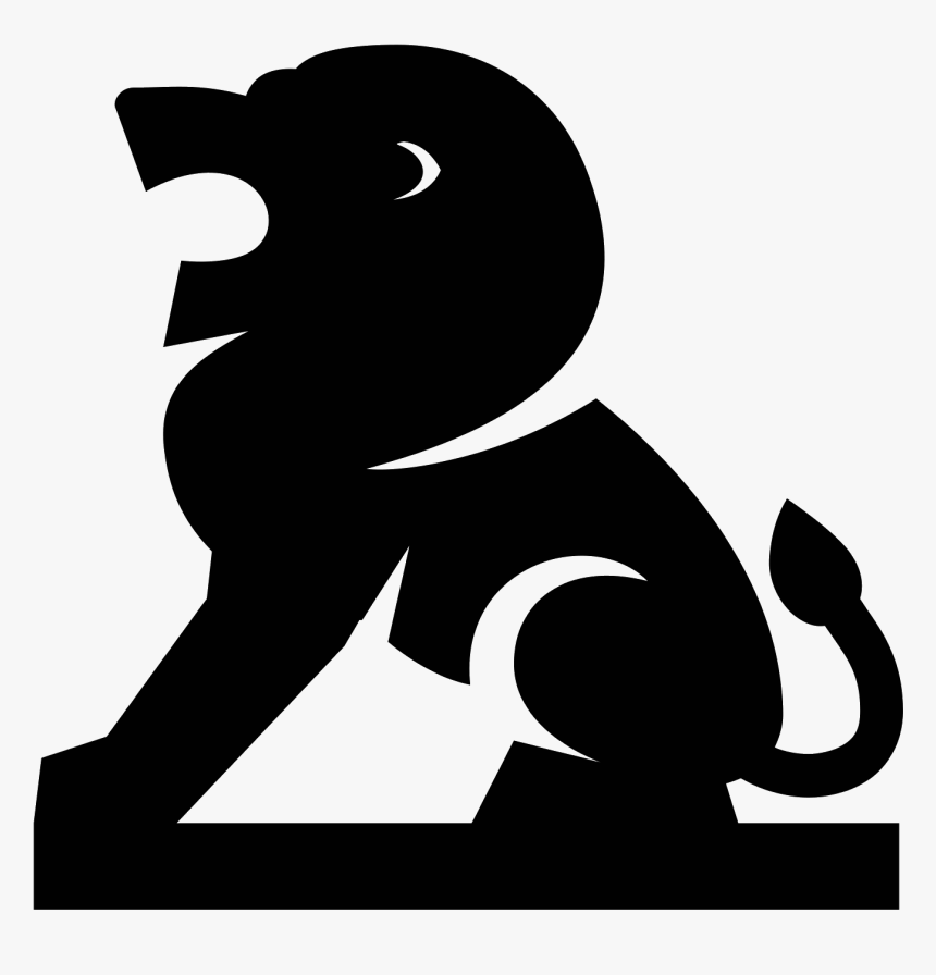 Statue De Lion Icon - Lion Statue Icon, HD Png Download, Free Download