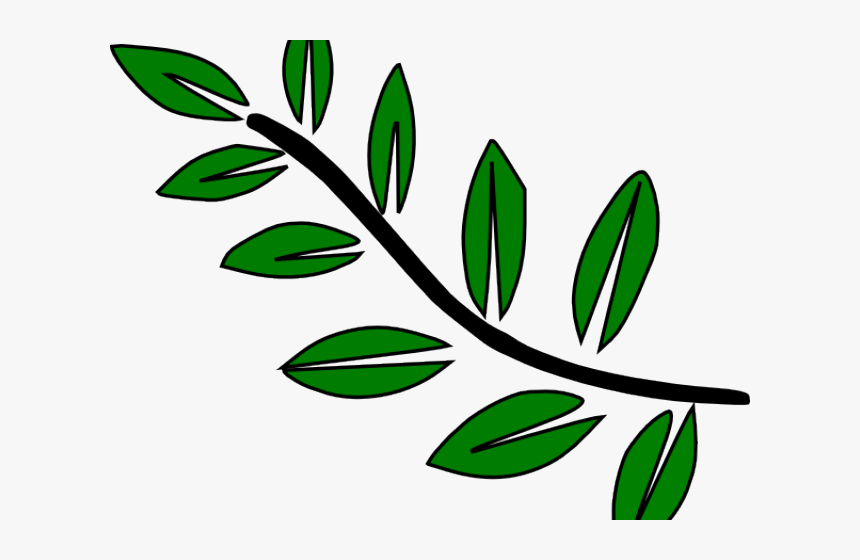 Leaves Clipart Cartoon - Tree Branch Clip Art, HD Png Download, Free Download