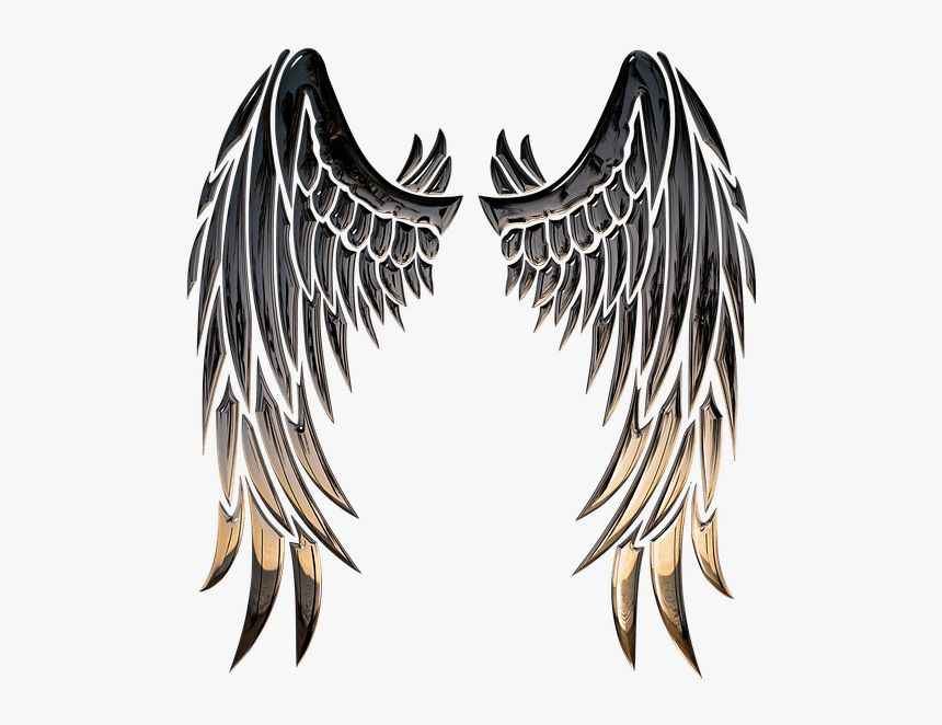 Stencil Angel Wings, HD Png Download, Free Download