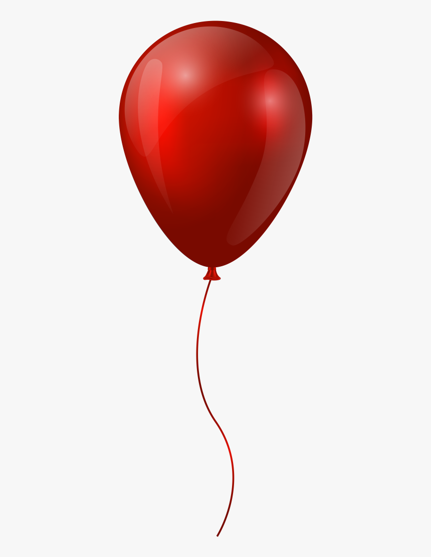 Transparent Red Balloon Clipart, HD Png Download, Free Download