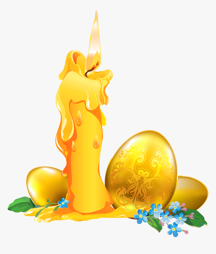 Vela De Pascoa Png , Png Download - Easter Bunny With Golden Eggs, Transparent Png, Free Download